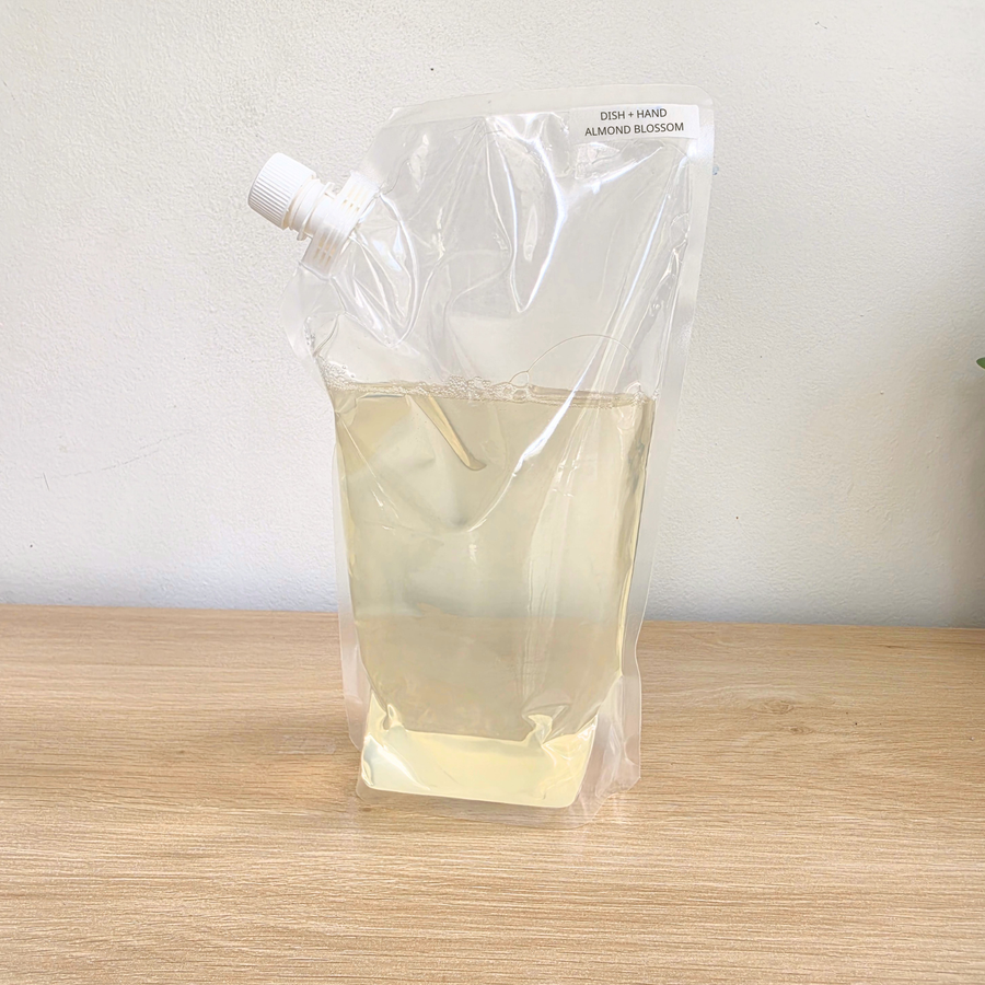 Almond Blossom Dish + Hand Soap Refill, Pure Nature