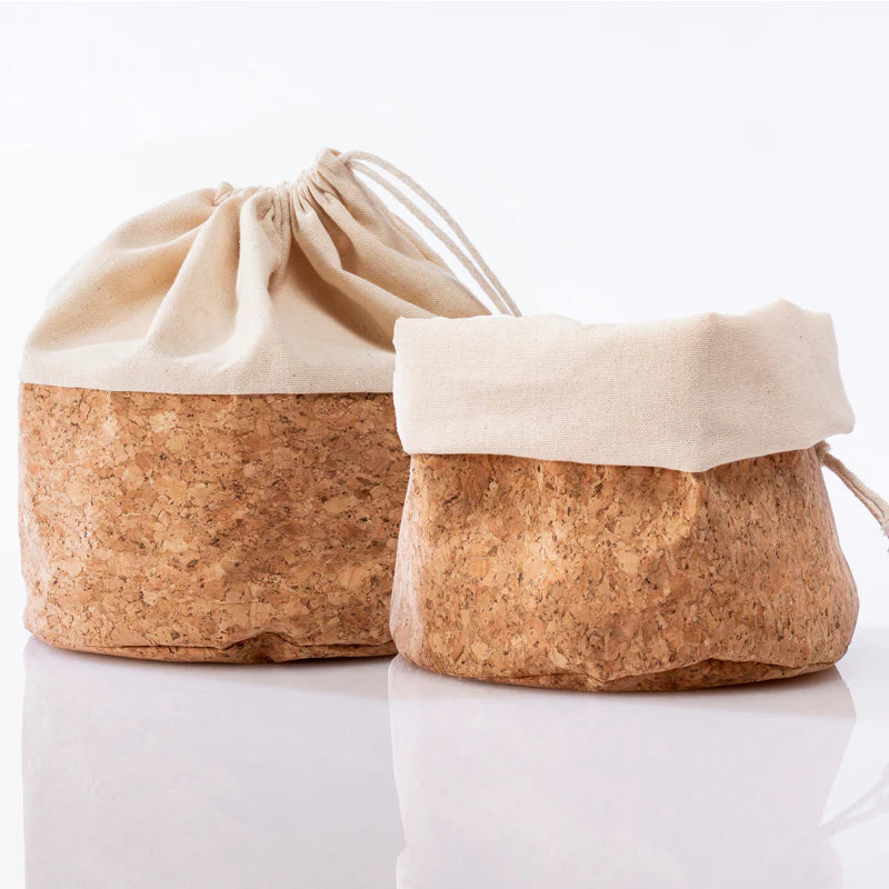 Organic Cotton + Cork Food Storage Bag