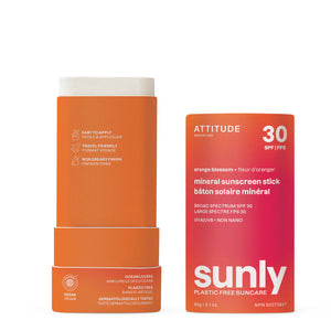 Orange Blossom SPF 30 Mineral Sunscreen Stick - ATTITUDE