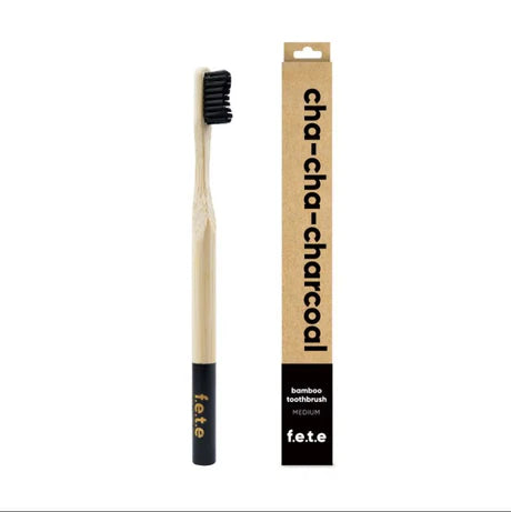 f.e.t.e. Adult Toothbrush - Cha Cha Charcoal