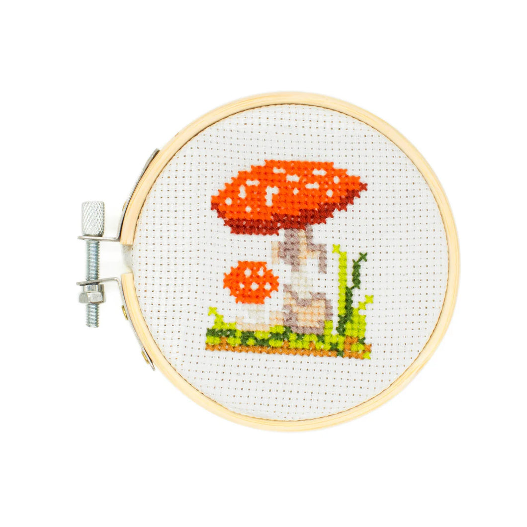 Embroidery Kit - Mushrooms