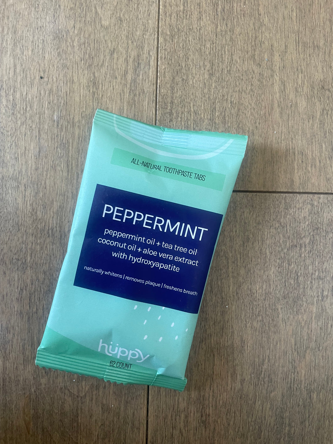Huppy Toothpaste Tabs REFILL - Peppermint