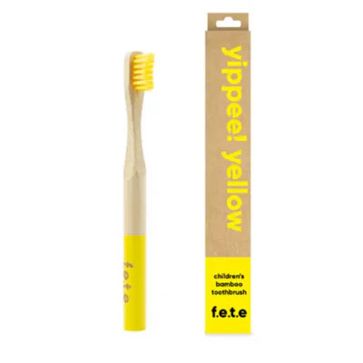 f.e.t.e. Kids Toothbrush - Yippee! Yellow