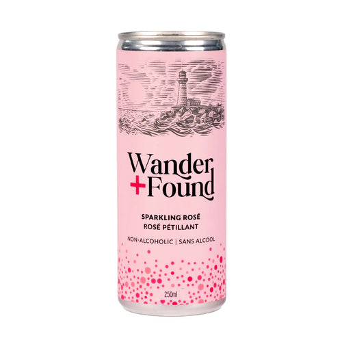 Wander + Found Sparkling  Rosé Can (Non Alcoholic)