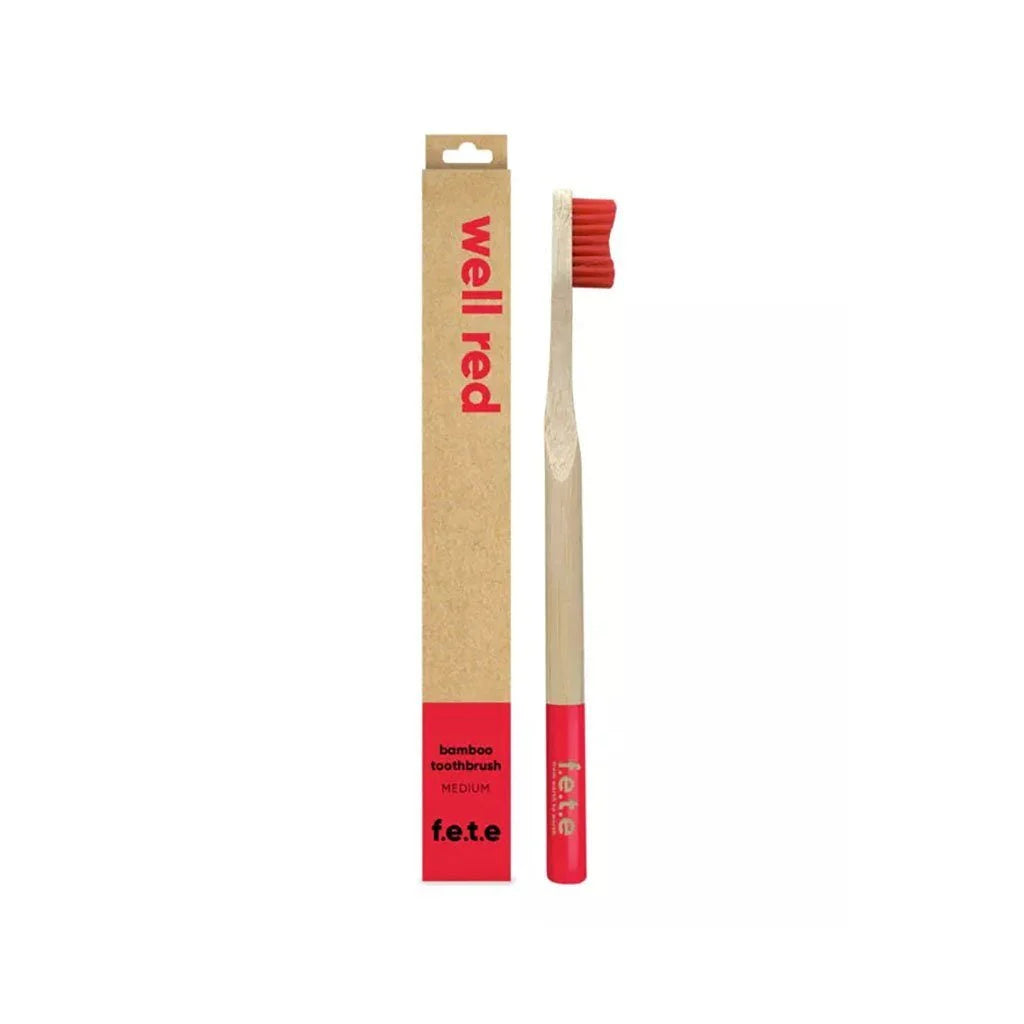 f.e.t.e. Adult Toothbrush - Well Red