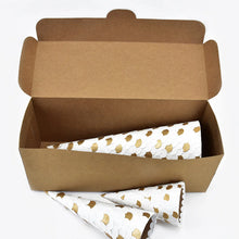 White Christmas Tree Set - Handmade Upcycled Cotton Paper