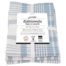 Jumbo Dishtowels Set of 3 - Slate Blue