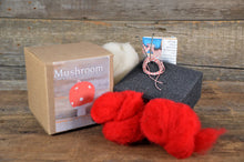 Mushroom Needle Felting Kit