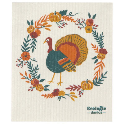 Swedish Sponge Cloth - Harvest Turkey