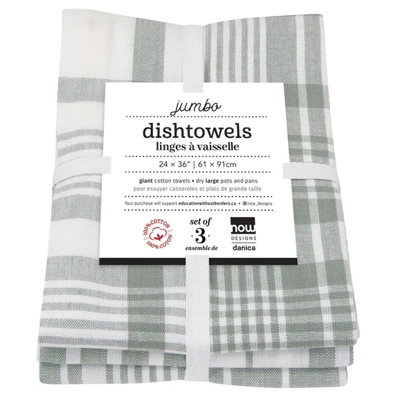 Jumbo Dishtowels - Set of 3