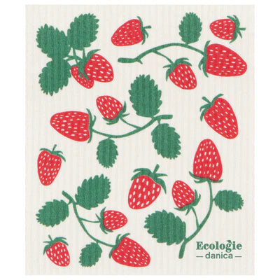 Swedish Sponge Cloth - Strawberries