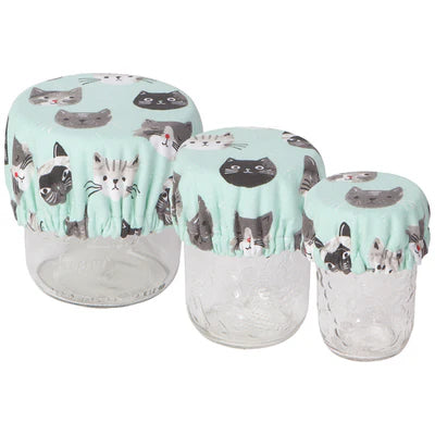 Bowl Cover Set of 3 - Cats Meow