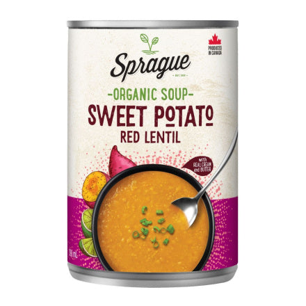 Sweet Potato Red Lentil Organic Soup - Sprague