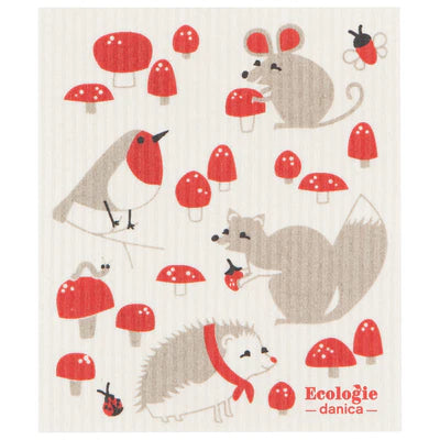 Swedish Sponge Cloth - Toadstool Time