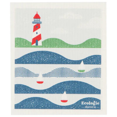 Swedish Sponge Cloth - Lighthouse