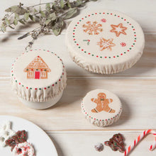 Bowl Cover Set of 3 - Christmas Cookie