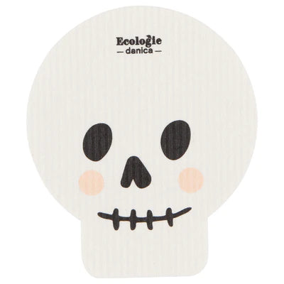 Swedish Sponge Cloth - Boo Crew Skull