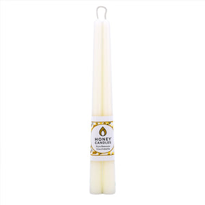 Beeswax Taper Candle Pairs