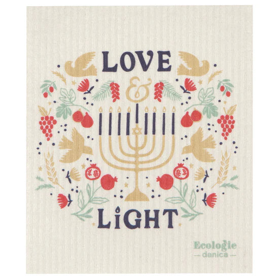 Swedish Sponge Cloth - Love & Light