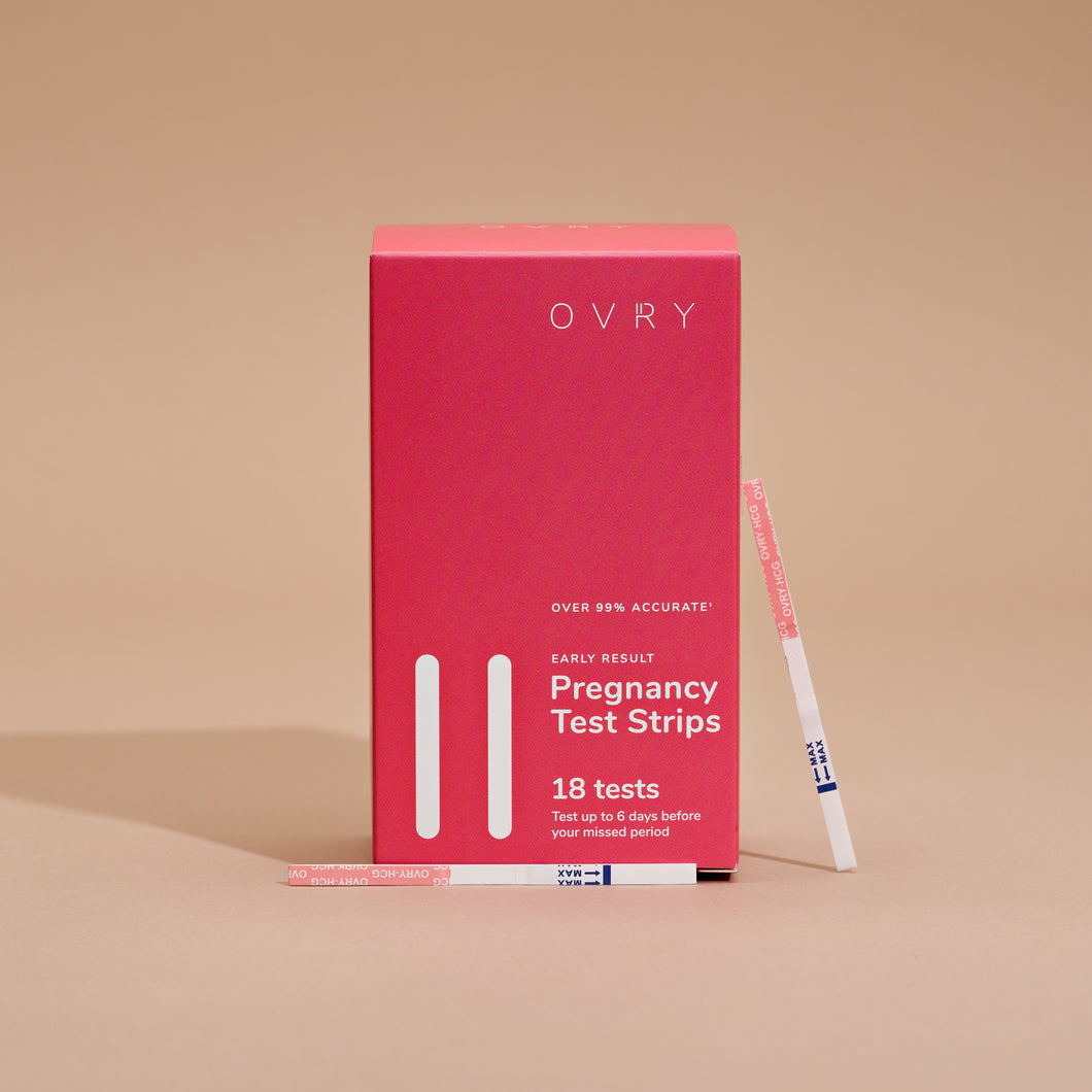 OVRY Pregnancy Test Strips - Large Box (18 Tests)