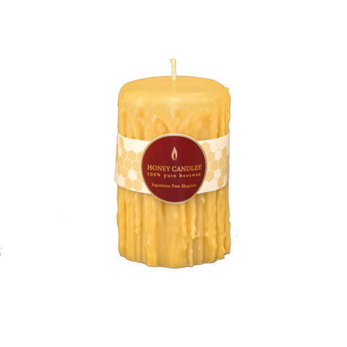 Heritage Drip Beeswax Candle - 5 inch