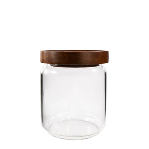 Glass Canister with Acacia Lid - 400ml
