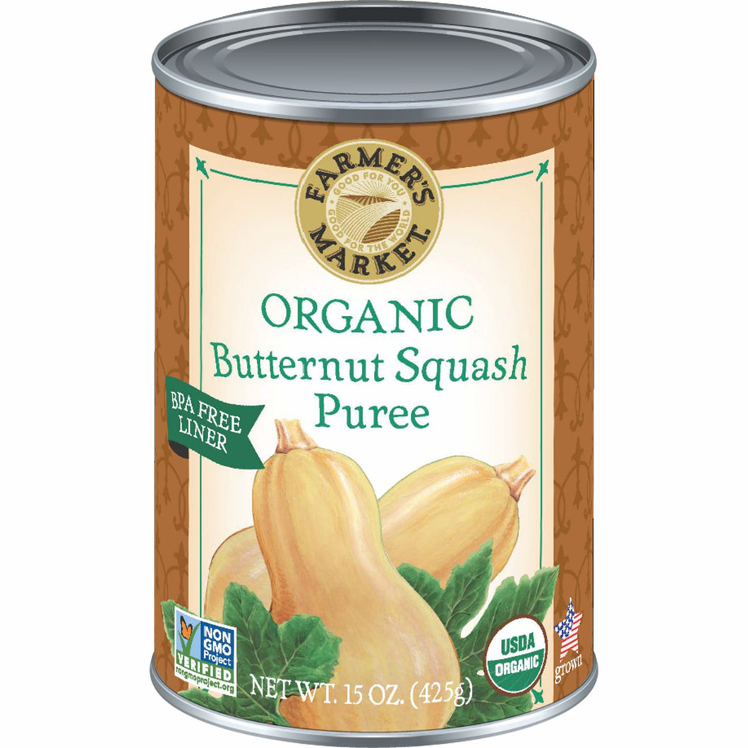 Organic Butternut Squash Puree - Farmer's Market Foods