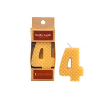 Birthday Beeswax Number Candles