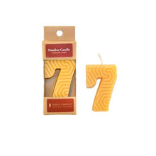 Birthday Beeswax Number Candles