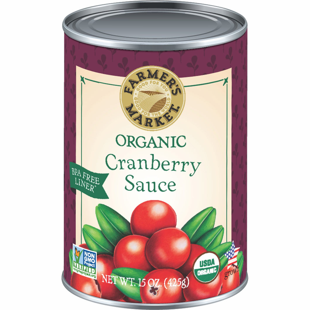 Organic Cranberry Sauce - Farmer's Market Foods