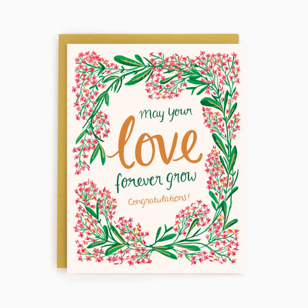 Wedding Growing Love Greeting Card