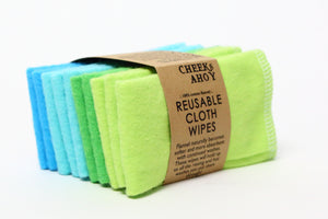 Reusable Cloth Wipes - 10 Pack