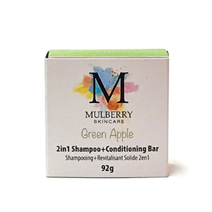 2 in 1 Shampoo + Conditioner Bars - Mulberry Skincare
