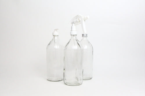 glass bottles - large