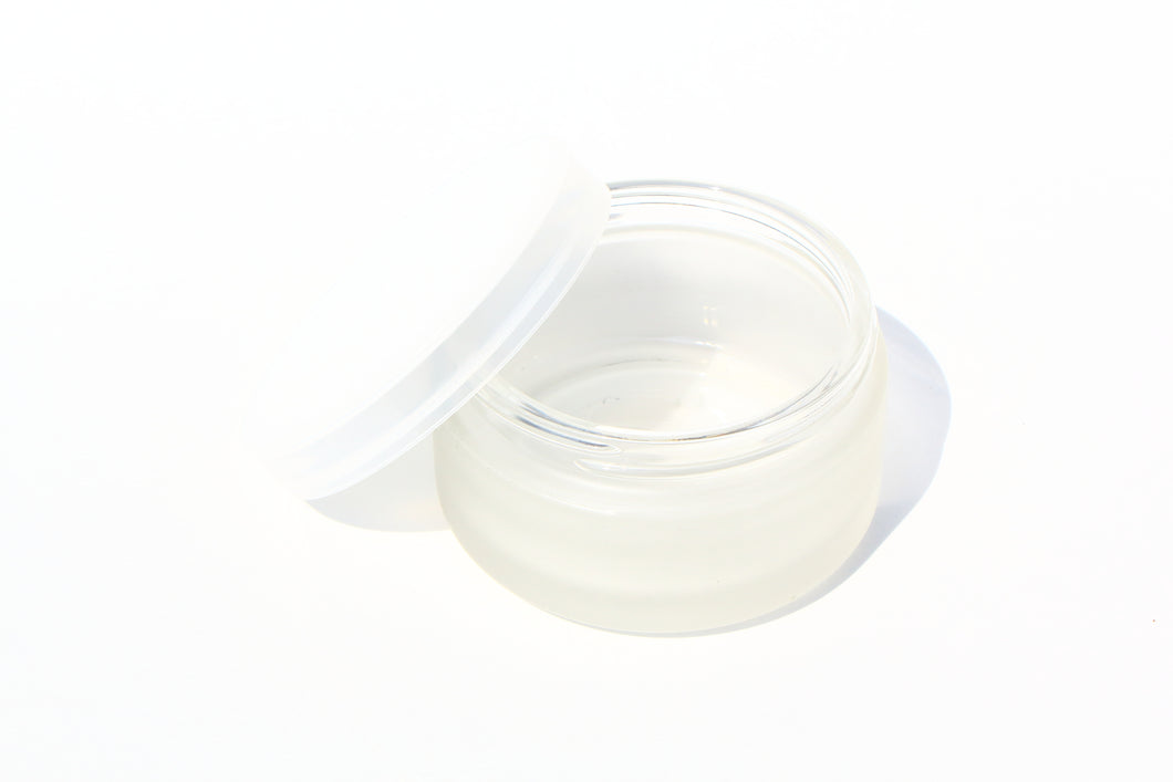 frosted glass jar - 200ml