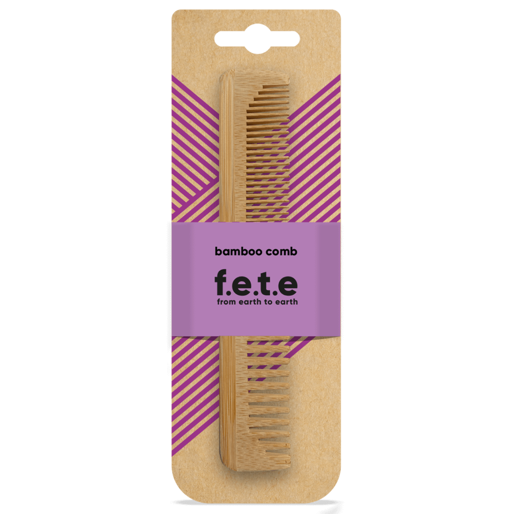 f.e.t.e Thin Bamboo Comb