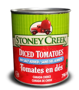 Diced Tomatoes (No Salt) - Stoney Creek