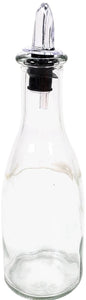 Oil or Vinegar Bottle - Clear Glass