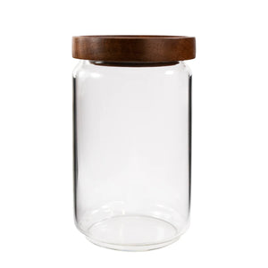 Glass Canister with Acacia Lid - 1000ml