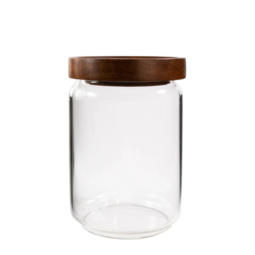 Glass Canister with Acacia Lid - 700ml