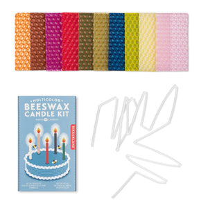 Beeswax Candle Kit - Rainbow