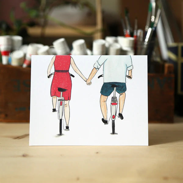 Love Bikes Greeting Card