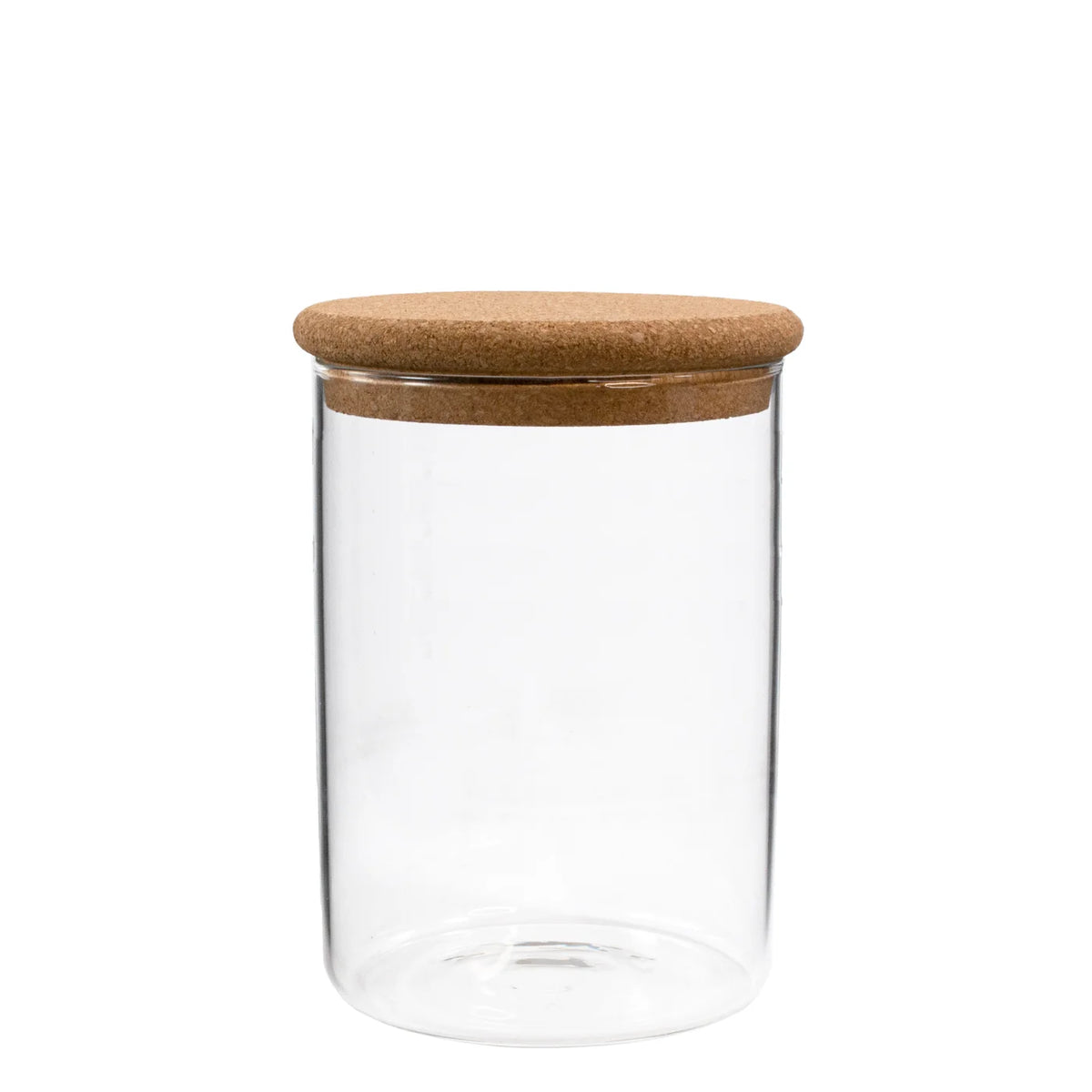 Glass Canister with Cork Lid - 900ml – bare market