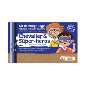Knight + Superhero 3 Colour Face Painting Kit