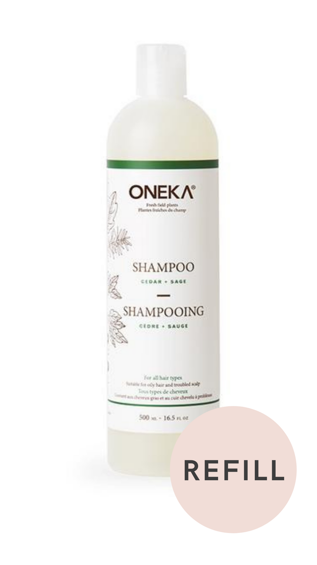 Cedar Sage Shampoo - Oneka Elements