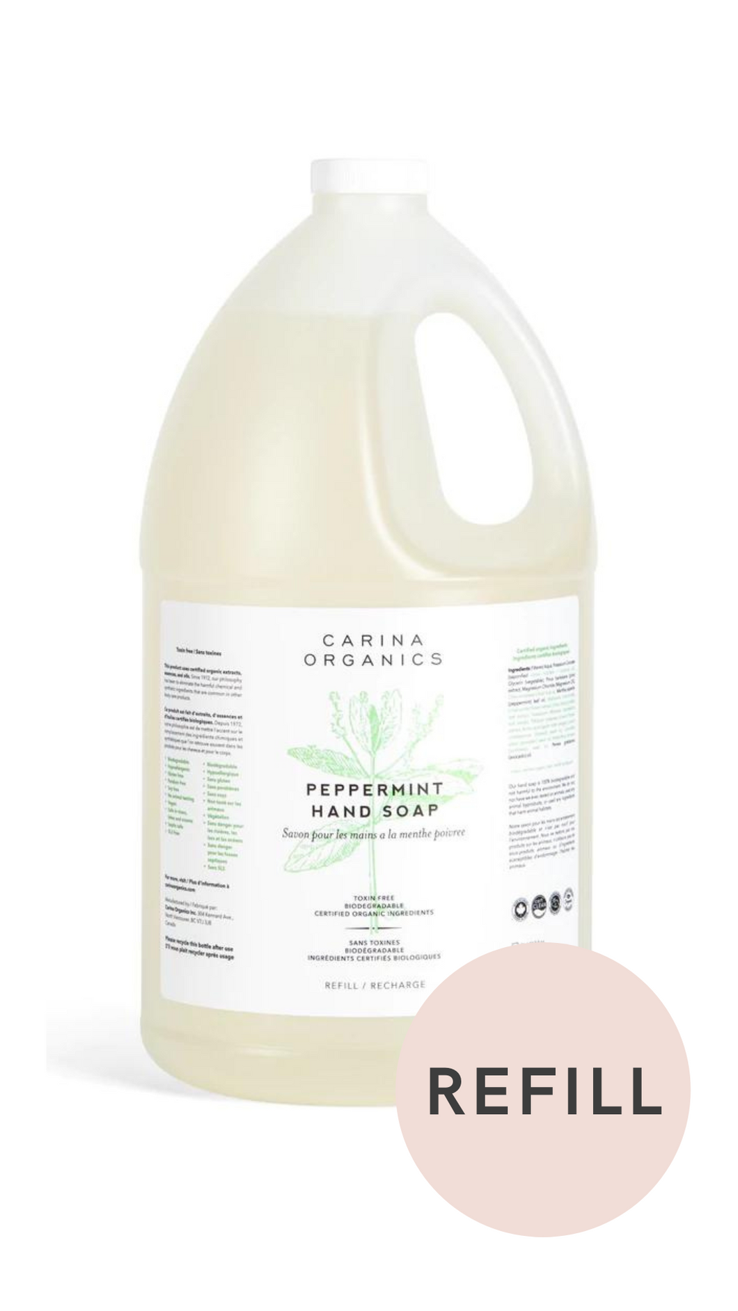 Peppermint Hand Soap - Carina Organics